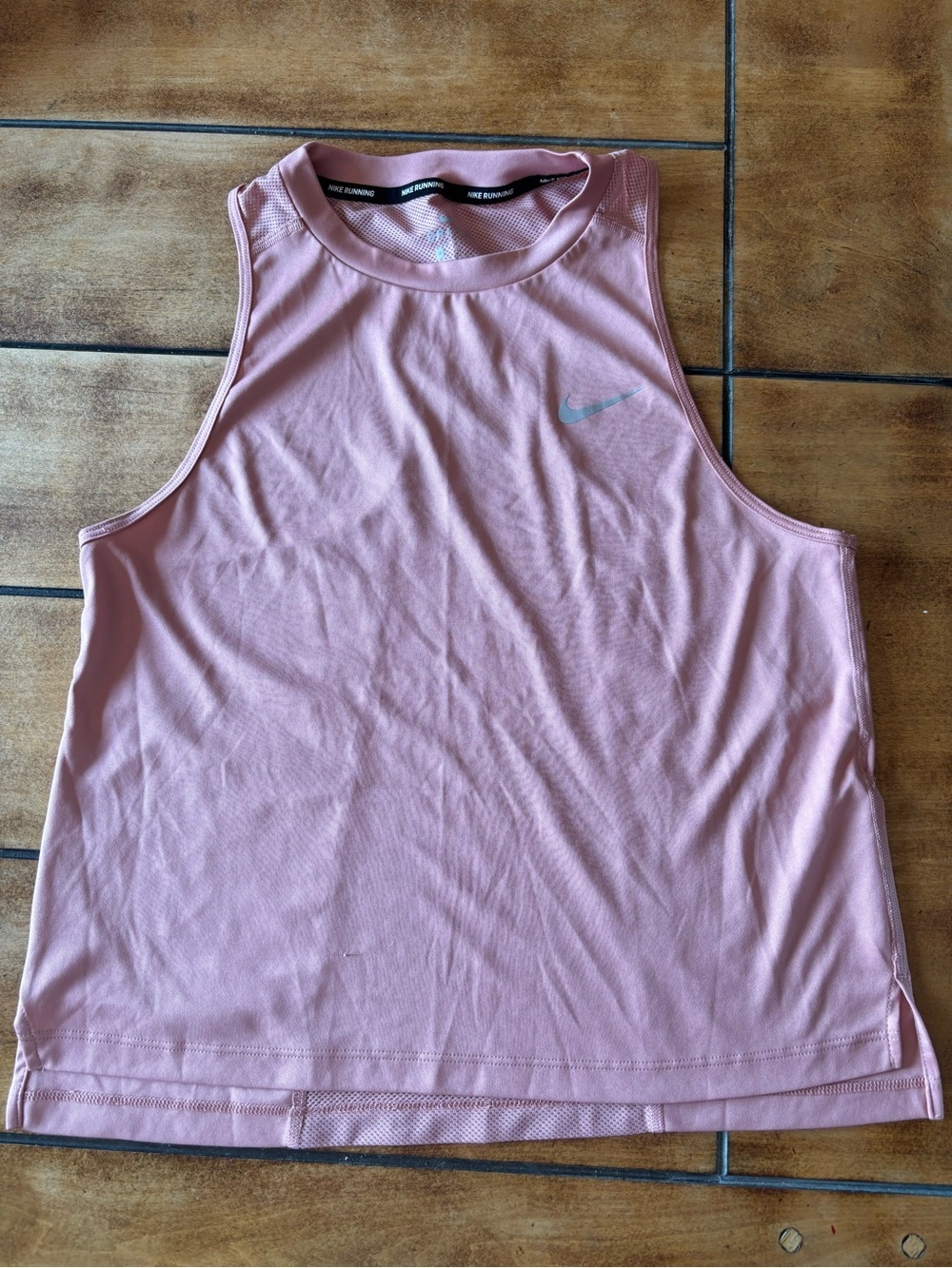 Nike Women’s Rose Pink Athletic Tank with Swoosh